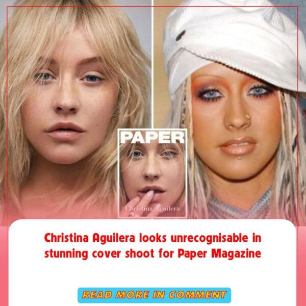 Christina Aguilera looks unrecognisable in stunning cover shoot for Paper Magazine. Check the comment