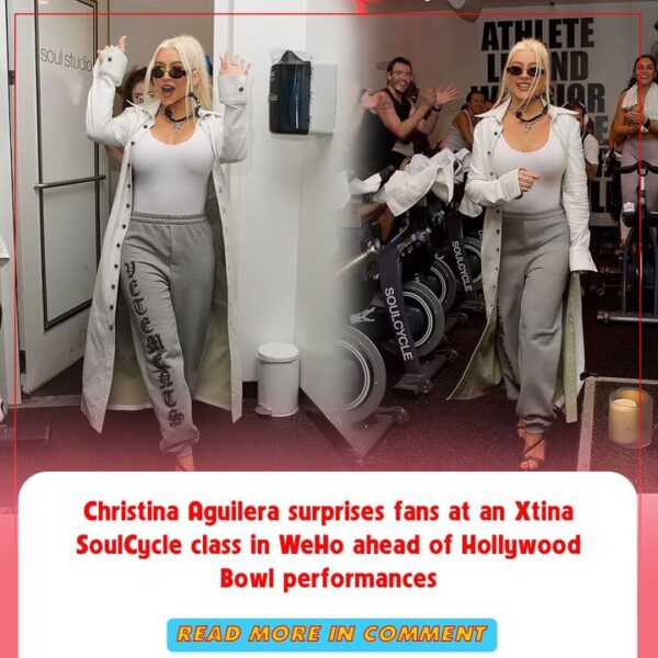 Christina Aguilera surprises fans at an Xtina SoulCycle class in WeHo ahead of Hollywood Bowl performances 
Read more: https://c…