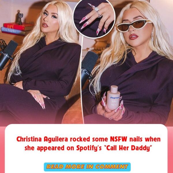 Christina Aguilera rocked some NSFW nails when she appeared on Spotify’s “Call Her Daddy” 
Read more: https://chef.news20click.c…