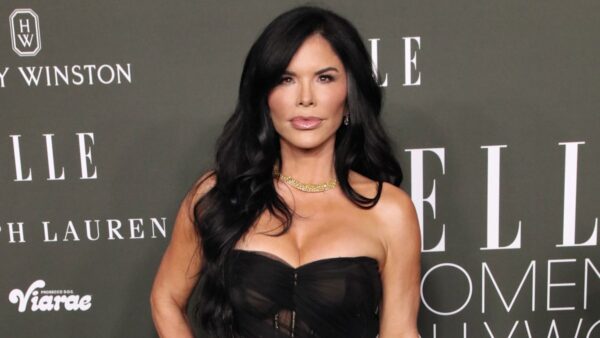 Lauren Sanchez, 54, barely contains herself in plunging red dress – see photos that will turn your head