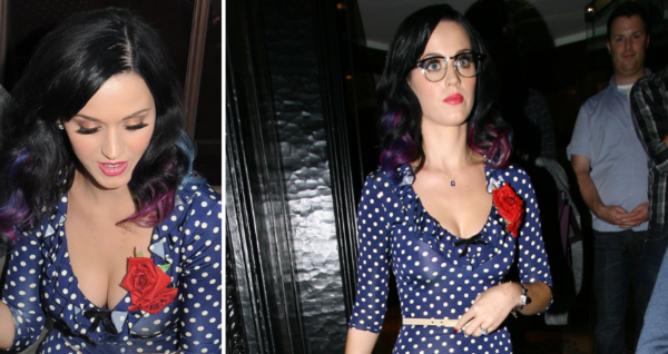 Katy Perry brings London to a halt in Wheels and Dollbaby