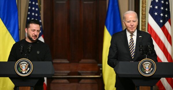 Biden and Zelenskyy discuss Ukraine aid in joint press conference 