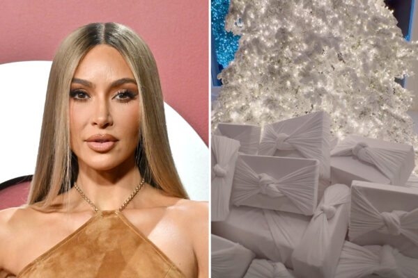 Kim Kardashian Reveals She Wrapped Christmas Gifts in Cotton Fabric Instead of Wrapping Paper