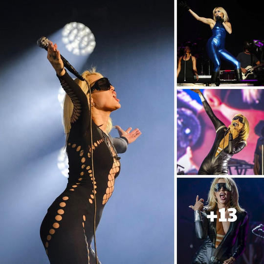 Miley Cyrus's Catsuit Collection Grows Daily, Featuring Stylish Cutouts and Metallics ‎