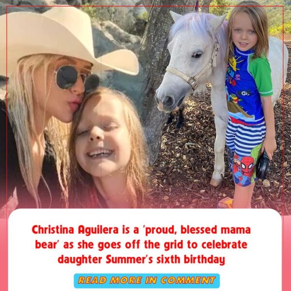 Christina Aguilera is a ‘proud, blessed mama bear’ as she goes off the grid to celebrate daughter Summer’s sixth birthday. Check…