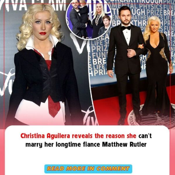 Christina Aguilera reveals the reason she can’t marry her longtime fiance Matthew Rutler…..Full story below👇👇👇