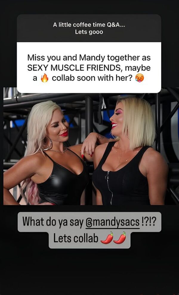 Yes, please! #MandyRose #DanaBrooke