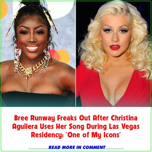 Bree Runway Freaks Out After Christina Aguilera Uses Her Song During Las Vegas Residency: 'One of My Icons'