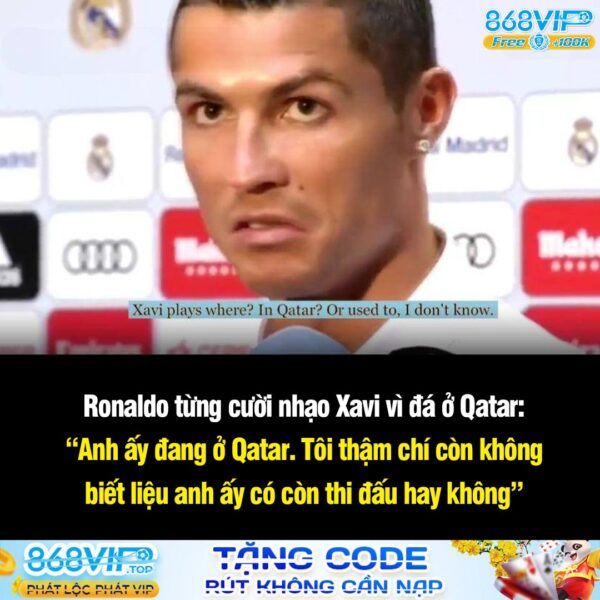 🚨RONALDO TỪNG MỈA MAI XAVI VÌ THI ĐẤU Ở QATAR: 😝 🗣Cr7 từng chê Xavi bỏ Châu Âu để sang Qatar thi đấu trong một bài ph…