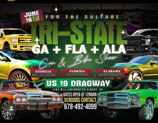 Car show alert!! Save the date for the TriState Car and Bike show. June 16th Albany, GA ???? #whipdreamz #carshow #carshows #car…