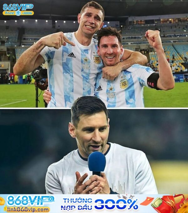 ??️ Emi Martinez: "Khi Leo Messi bắt đầu phát biểu, tất cả đều im lặng. Dù đó là ai, HLV … Tổng thống Argentina. Tất…