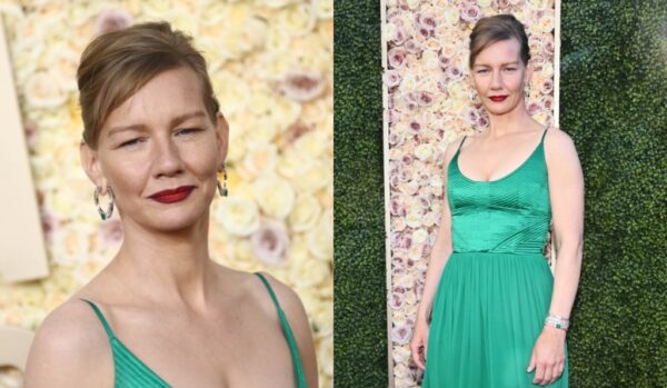 Sandra Hüller Goes Green in Louis Vuitton at Golden Globes 2024 – WWD