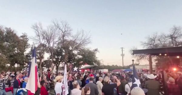 Hundreds rally at Southern border to demand stricter border security