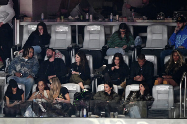 Was Texans quarterback C.J. Stroud in Kim Kardashian's Super Bowl suite? Not technically.