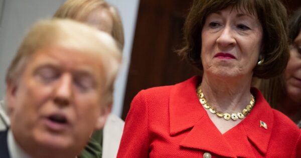Susan Collins says she won’t endorse Trump — for now