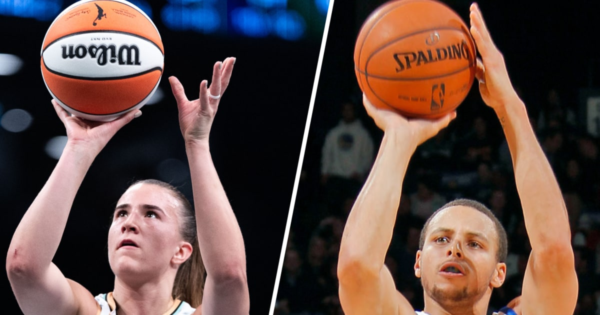 The winner in the Sabrina Ionescu — Steph Curry 3-pt contest is basketball