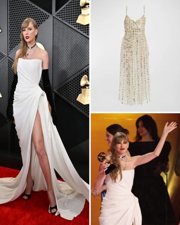 Taylor Swift’s $18K Grammys 2024 afterparty dress is dripping with sequins ????