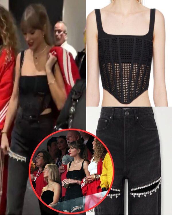 What is Taylor Swift wearing at the Superbowl? Star stuns in Australian label Dion Lee as she supports Chiefs boyfriend Travis K…