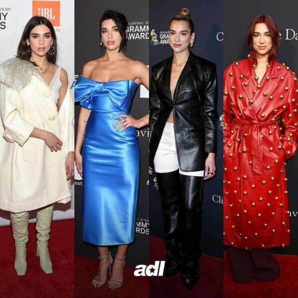 #DuaLipa Pre-GRAMMYs looks:
#Grammys2024 #GrammyAwards 
2018|2019 | 2020 |2024