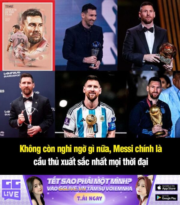 Sự nghiệp hoàn hảo của Messi <3