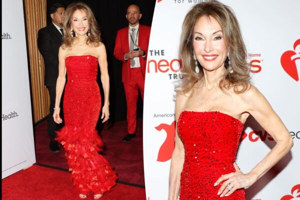 Susan Lucci, 77, is radiant in red strapless gown at AHA Red Dress Collection fashion show