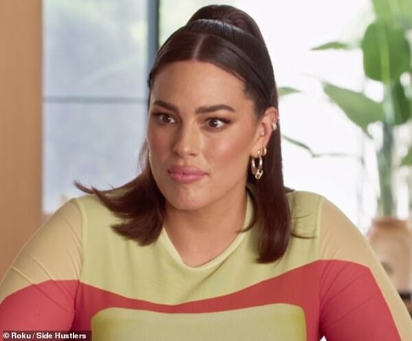 Ashley Graham is left STUNNED after chef brazenly asks for her to invest a staggering $1.85 MILLION in her ‘interactive bakery’ business – as supermodel reveals first look at new Shark Tank-style show Side Hustlers