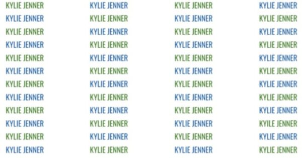 Spot The Kylie Jenners Spelling Mistake With High IQ Optical Illusion