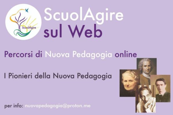 Riparte il 3 aprile ScuolAgire, con 'I Pionieri della Nuova Pedagogia', 12 incontri per conoscere principi e pratiche educative divergenti, percorso della Libera Università di Nuova Pedagogia per uscire dal recinto dell'educazione tradizionale, iscrizioni nuovapedagogia@proton.me https://t.co/z2oTmOhZwk