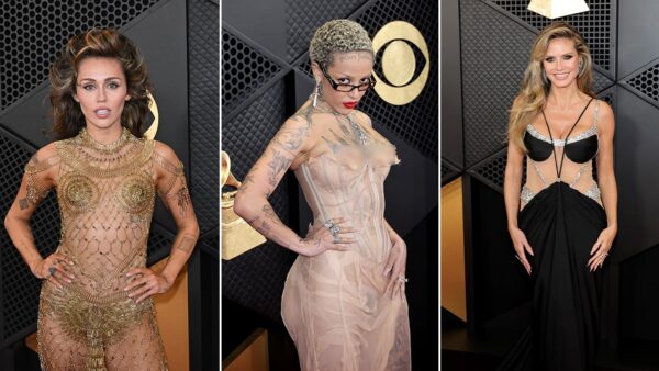 Miley Cyrus, Doja Cat, Heidi Klum lead risqué fashion moments on Grammys red carpet