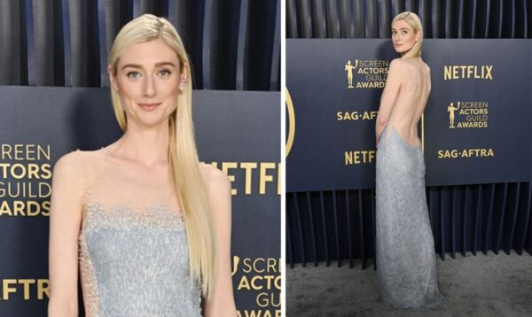 Elizabeth Debicki Wins 2024 SAG Award in Backless Armani Dress