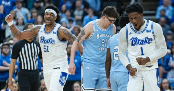 Photos: Drake Bulldogs to go dancing after 2024 MVC tourney win