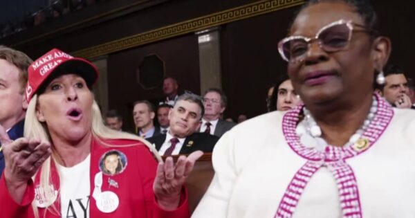 Meet the Democratic Rep who sat next to Majorie Taylor Greene during the State of the Union