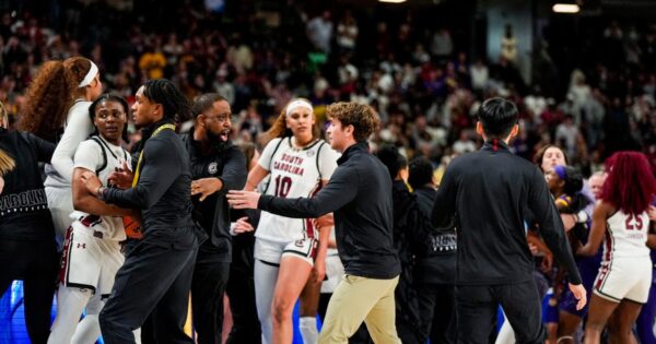 Why the South Carolina-LSU women’s basketball fight was so terrifying