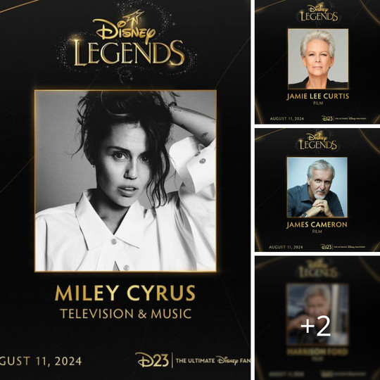 Miley Cyrus, Jamie Lee Curtis, Harrison Ford, James Cameron to be honoured as Disney Legends at fan event in August ‎