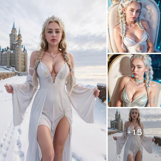 Imagine the fearless Miley Cyrus stepping into Queen Elsa's icy shoes in Disney's liveaction Frozen adventure. A bold an…