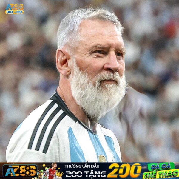 Lionel Messi năm 60 tuổi vẫn đang giúp Argentina tại World Cup 2060 ????
