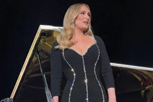 Adele Sparkles in Stella McCartney Dress for ‘Weekends with Adele’