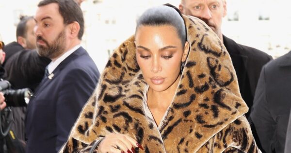 Kim Kardashian Wears Bandages on Fingers During Paris Fashion Week