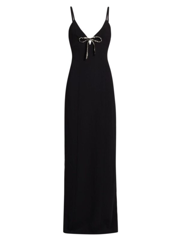 Shop Cinq à Sept Adele Embellished Bow Gown