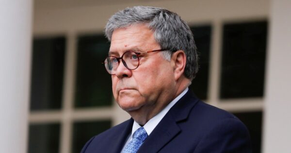 Discarding his own warnings, Bill Barr backs Trump-led GOP ticket