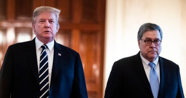 Endorsement in hand, Trump takes new steps to humiliate Bill Barr