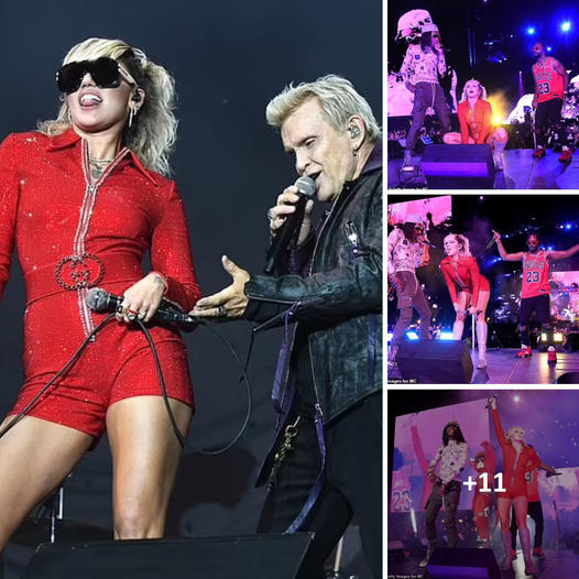 Miley Cyrus stole the spotlight in a dazzling Gucci ensemble at Lollapalooza's opening night, delivering highoctane perf…