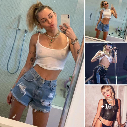 Miley Cyrus keeping it casual and carefree as she runs errands in a transparent tank top without a bra. Embracing that c…
