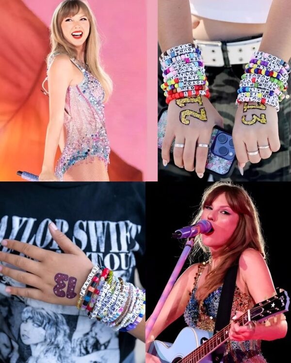 Taylor Swift Displays Friendship Bracelets Received from Fans on Eras Tour at Country Music Hall of Fame ????