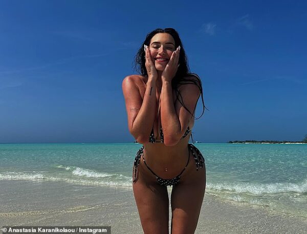 Kylie Jenner’s best friend Anastasia ‘Stassie’ Karanikolaou shows off her sculpted physique in sizzling bikini pics from her Turks and Caicos getaway