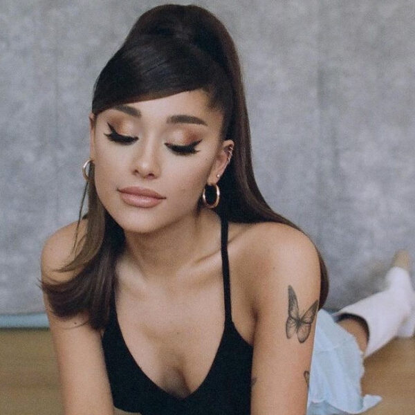 Ariana Grande Is Busting Out Of This Low-Cut Top–It’s Definitely Too Sexy For Instagram!
