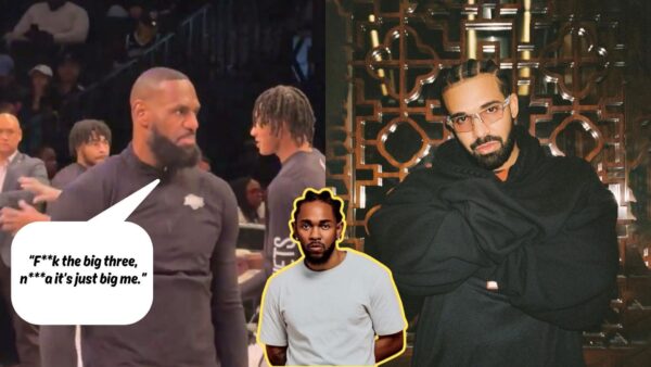 “Drake in shambles”: NBA fans in splits as LeBron James emphatically raps Kendrick Lamar’s verse in ‘Like That’