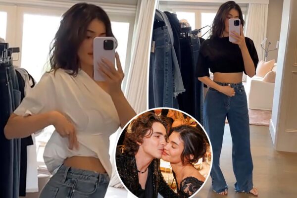 Kylie Jenner shows stomach after Timothée Chalamet pregnancy rumors