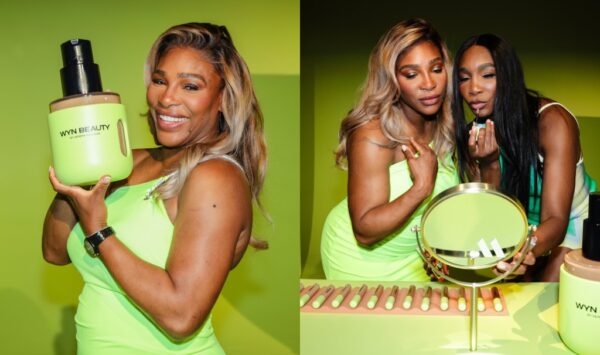 Serena & Venus Williams Celebrate Wyn Beauty in Tennis-green Dresses