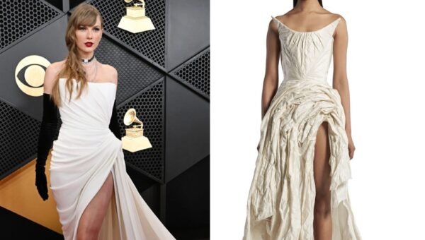 Taylor Swift’s Fortnight Dress Revives Grammy Look With Romantic Nod